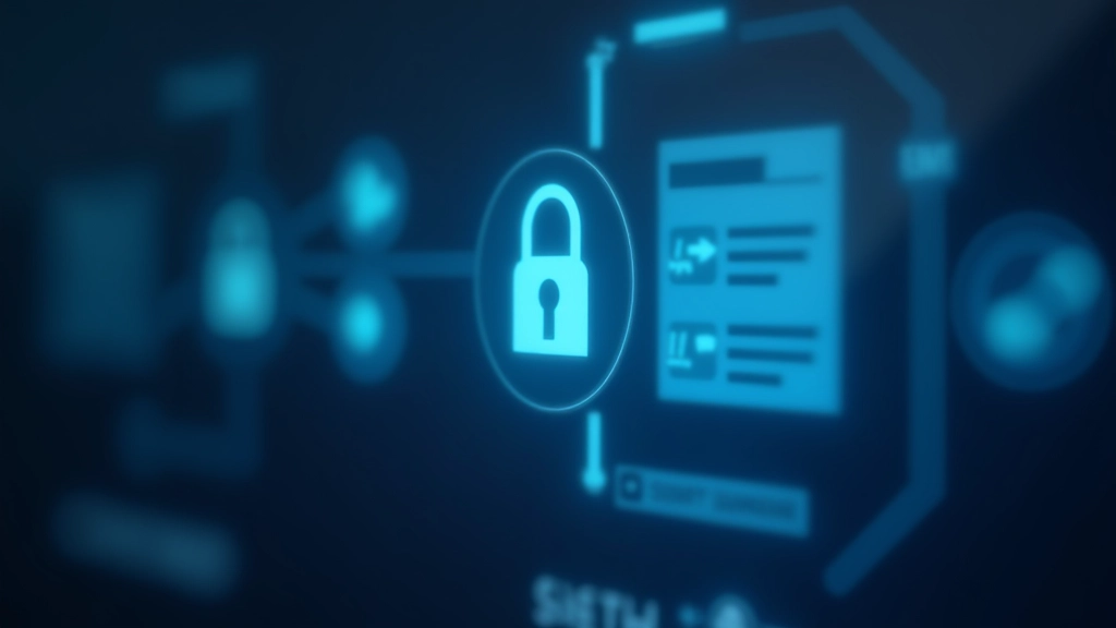 Bankconnection interface med sikkerhedssymboler og forbindelsestatus