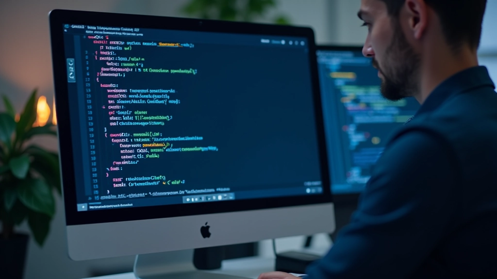 Computerskærm med XML-kode og dataformat-strukturer belyst i redaktør
