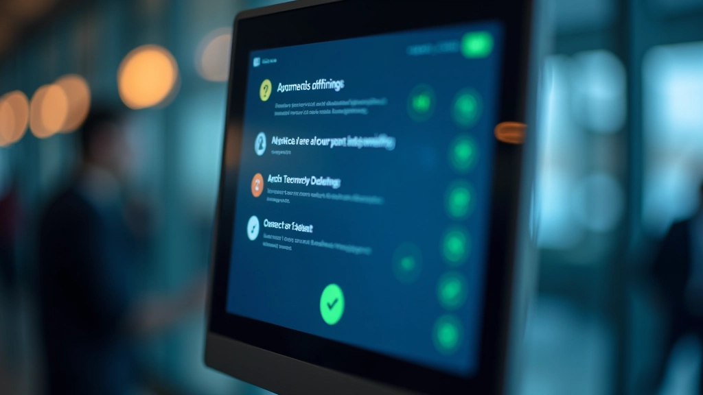 Notifikationspanel med advarsler og statusopdateringer